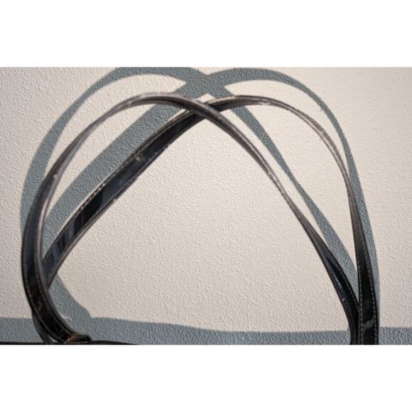 Kate Spade Camelia Street Tote Top Handle Large Black with Tan Fabric Interior - Picture 8 of 12